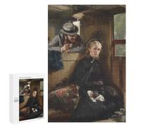 1000 PCS Jigsaw Puzzle for Teenagerss Woman on A Train Jigsaw for Adults Fun Games But Fun And Humorous Unique Birthday And Xmas Gifts 1000 PCS