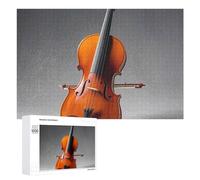 1000 PCS Jigsaw Puzzles Cello Model Kit Wooden Puzzle Personalized Picture Puzzle Family Decoration Puzzles for Adults Challenging Puzzle Family Wedding Graduation Present