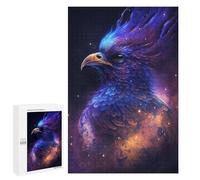 1000 PCS Jigsaw Puzzles- Cosmic Feathered Bird Art Print Jigsaw for Adults Relaxing Games Staycation Kill Time Deal As Gifts for The Whole Family 1000 PCS
