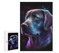 1000 PCS Jigsaw Puzzles Cosmic Labrador Portrait-2 Jigsaw for Teenagerss Precision Cutting Fun Activities at Home Challenging Game And Family Play 1000 PCS