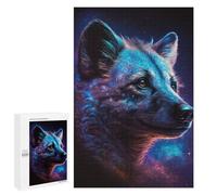 1000 PCS Jigsaw Puzzles- Cosmic Wolf Portrait-36 Jigsaw for Adults Relaxing Games Staycation Kill Time Deal As Gifts for The Whole Family 1000 PCS