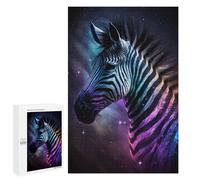1000 PCS Jigsaw Puzzles Cosmic Zebra Art Print-13 Jigsaw Puzzles for Teenagerss But Fun And Humorous Every Piece Is Unique - Learning Educational Toys 1000 PCS