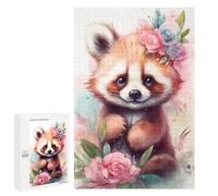 1000 PCS Jigsaw Puzzles Cute Little Red Panda Jigsaw Puzzles for Teenagerss But Fun And Humorous Every Piece Is Unique - Learning Educational Toys 1000 PCS