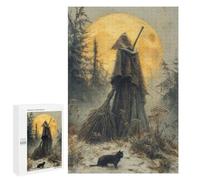 1000 PCS Jigsaw Puzzles Death in The Moonlit Forest Jigsaws for Adults Puzzle For Family Fun Difficult And Challenge Educational Family Game 1000 PCS