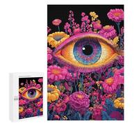 1000 PCS Jigsaw Puzzles Eye-catching Floral Artwork Puzzles for Teenagers Enhance Memory Difficult And Challenge Brainteaser Family Games 1000 PCS