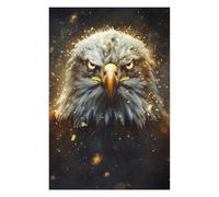 1000 PCS Jigsaw Puzzles Fierce Glowing Eagle Adult Jigsaw Puzzle Hands-on Game Hand Speed Race Unique Gifts for Birthday And Christmas 1000 PCS