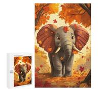 1000 PCS Jigsaw Puzzles for Adults Autumn Elephant Jigsaw for Adults Relax Games Hand Speed Race for Is Ideal As A Gift 1000 PCS