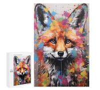 1000 PCS Jigsaw Puzzles for Adults Banksy Fox Graffiti Art Jigsaw for Adults Brain Teaser Game Birthday Present Difficult And Challenge 1000 PCS