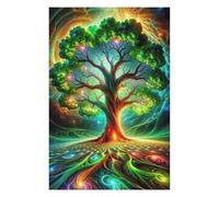 1000 PCS Jigsaw Puzzles for Adults Celestial Roots Adult Jigsaw Puzzle Brain Teaser Game Difficult Challenge Difficult And Challenge 1000 PCS