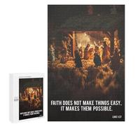 1000 PCS Jigsaw Puzzles for Adults Christ Catholic Jigsaw for Adults Brain Teaser Game Birthday Present Difficult And Challenge 1000 PCS