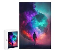 1000 PCS Jigsaw Puzzles for Adults Colorful Cloud Tunnel Jigsaw for Adults Relax Games Hand Speed Race for Is Ideal As A Gift 1000 PCS