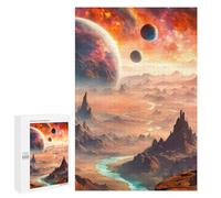 1000 PCS Jigsaw Puzzles for Adults Cosmic Desert Jigsaw for Adults Relax Games Hand Speed Race for Is Ideal As A Gift 1000 PCS