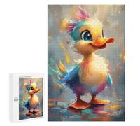 1000 PCS Jigsaw Puzzles for Adults Cute Duckling Painting Jigsaws for Adults DIY Toys Analysis And Logic Unique Gifts for Birthday And Christmas 1000 PCS