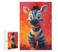 1000 PCS Jigsaw Puzzles for Adults Cute Zebra Painting Jigsaws for Adults DIY Toys Analysis And Logic Unique Gifts for Birthday And Christmas 1000 PCS