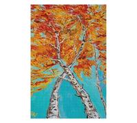1000 PCS Jigsaw Puzzles for Adults Dancing Birches Adult Puzzles Hands-on Game A Work of Art Unique Gifts for Birthday And Christmas 1000 PCS