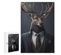 1000 PCS Jigsaw Puzzles for Adults Deer Suit Animal Puzzle for Adults Anti-Stress Toys A Work of Art Difficult And Challenge 1000 PCS
