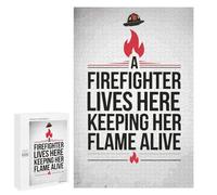 1000 PCS Jigsaw Puzzles for Adults Firefighter Lives Here Puzzle for Adults Anti-Stress Toys A Work of Art Difficult And Challenge 1000 PCS