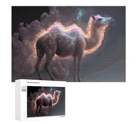 1000 PCS Jigsaw Puzzles for Adults Galactic Camel Cosmic Artwork -3 Teenagers Puzzles Hands-on Game Improve Memory Parent-child Interaction 1000 PCS
