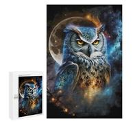 1000 PCS Jigsaw Puzzles for Adults Galactic Owl Majesty Puzzles for Adults DIY Toys Home Decoration Difficult And Challenge 1000 PCS