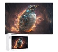 1000 PCS Jigsaw Puzzles for Adults Galactic Penguin in Space Jigsaw for Adults Family Games Presents for Women Parent-child Interaction 1000 PCS