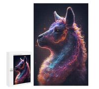 1000 PCS Jigsaw Puzzles for Adults Galaxy Alpaca Llama Meme Jigsaw for Adults Brain Teaser Game Birthday Present Difficult And Challenge 1000 PCS