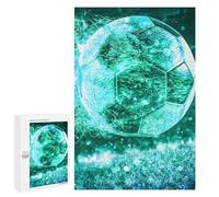 1000 PCS Jigsaw Puzzles for Adults Glowing Soccer Ball Puzzles for Adults DIY Toys Home Decoration Difficult And Challenge 1000 PCS