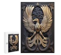 1000 PCS Jigsaw Puzzles for Adults Golden Eagle Art Deco Jigsaw Puzzle Hands-on Game But Fun And Humorous Birthday And Unique Gifts 1000 PCS