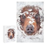 1000 PCS Jigsaw Puzzles for Adults Hiding Bear Jigsaw for Adults Brain Teaser Game Birthday Present Difficult And Challenge 1000 PCS