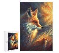 1000 PCS Jigsaw Puzzles for Adults Jigsaw Abstract Fox And Cub Adult Puzzles Relaxing Games Enhance Memory Christmas Birthday Gifts 1000 PCS