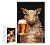 1000 PCS Jigsaw Puzzles for Adults Jigsaw Armadillo with Beer Adult Puzzles Anti-Stress Toys Difficult Hard Challenging Game Gifts 1000 PCS
