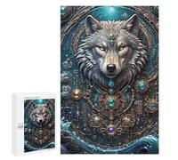 1000 PCS Jigsaw Puzzles for Adults Jigsaw Astral Guardian Wolf Adult Puzzles Relaxing Games Enhance Memory Christmas Birthday Gifts 1000 PCS