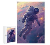 1000 PCS Jigsaw Puzzles for Adults Jigsaw Astronaut Lost in Space Adult Jigsaw Puzzle Anti-Stress Toys Staycation Kill Time Fun at Home Activities, 1000 PCS