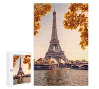 1000 PCS Jigsaw Puzzles for Adults Jigsaw Autumn In Paris Adult Jigsaw Brain Teaser Game Hand Speed Race Challenging Game Gifts 1000 PCS