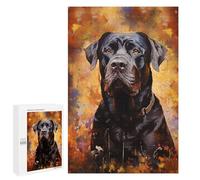 1000 PCS Jigsaw Puzzles for Adults Jigsaw Black Cane Corso Dog Adult Jigsaw Brain Teaser Game Hand Speed Race Challenging Game Gifts 1000 PCS