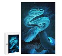 1000 PCS Jigsaw Puzzles for Adults Jigsaw Blue Snake Splash Adult Jigsaw Puzzle Anti-Stress Toys Staycation Kill Time Fun at Home Activities, 1000 PCS