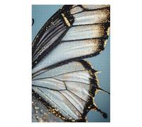 1000 PCS Jigsaw Puzzles for Adults Jigsaw Butterfly Wing Close-Up with Gold Glitter Puzzle for Adults Hands-on Game Wall Art Fun at Home Activities, 1000 PCS