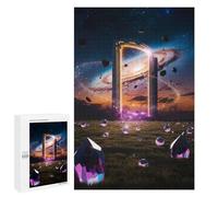 1000 PCS Jigsaw Puzzles for Adults Jigsaw Cosmic Gateway Adult Jigsaw Brain Teaser Game Hand Speed Race Challenging Game Gifts 1000 PCS