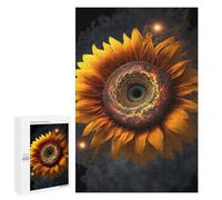 1000 PCS Jigsaw Puzzles for Adults Jigsaw Cosmic Sunflower-2 Adult Puzzles Anti-Stress Toys Difficult Hard Challenging Game Gifts 1000 PCS