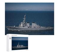 1000 PCS Jigsaw Puzzles for Adults Jigsaw Guided Missile Destroyer Adult Jigsaw Puzzle Brain Teaser Game Wall Decoration Fun at Home Activities, 1000 PCS