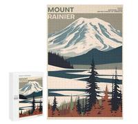 1000 PCS Jigsaw Puzzles for Adults Jigsaw Mount Rainier National Prk Adult Puzzles Relaxing Games Enhance Memory Christmas Birthday Gifts 1000 PCS