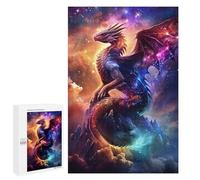 1000 PCS Jigsaw Puzzles for Adults Jigsaw Nebula Storm Dragon Adult Jigsaw Brain Teaser Game Hand Speed Race Challenging Game Gifts 1000 PCS