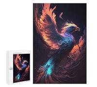 1000 PCS Jigsaw Puzzles for Adults Jigsaw Phoenix Rise Mythical Artwork Adult Puzzles Anti-Stress Toys Difficult Hard Challenging Game Gifts 1000 PCS