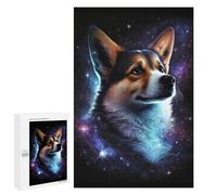 1000 PCS Jigsaw Puzzles for Adults Jigsaw Space Corgi Portrait Art Print Adult Puzzles Relaxing Games Enhance Memory Christmas Birthday Gifts 1000 PCS
