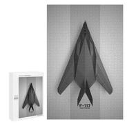 1000 PCS Jigsaw Puzzles for Adults Lockheed F117 Nighthawk Jigsaw for Adults Brain Teaser Game Birthday Present Difficult And Challenge 1000 PCS