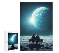 1000 PCS Jigsaw Puzzles for Adults Lunar Serenity Jigsaw for Adults Relax Games Hand Speed Race for Is Ideal As A Gift 1000 PCS