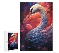 1000 PCS Jigsaw Puzzles for Adults Magical Swan Artwork Puzzles for Adults DIY Toys Home Decoration Difficult And Challenge 1000 PCS