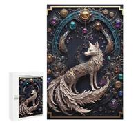 1000 PCS Jigsaw Puzzles for Adults Majestic Steampunk Fox Jigsaws for Adults DIY Toys Analysis And Logic Unique Gifts for Birthday And Christmas 1000 PCS