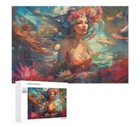 1000 PCS Jigsaw Puzzles for Adults Mermaid Fantasy Underwater Paradise Jigsaw for Adults Relax Games For Family Fun for Is Ideal As A Gift 1000 PCS
