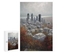 1000 PCS Jigsaw Puzzles for Adults Montreal Art Canada Jigsaws for Adults DIY Toys Analysis And Logic Unique Gifts for Birthday And Christmas 1000 PCS