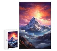 1000 PCS Jigsaw Puzzles for Adults Mount Everest Mountain Jigsaw for Adults Relax Games Hand Speed Race for Is Ideal As A Gift 1000 PCS